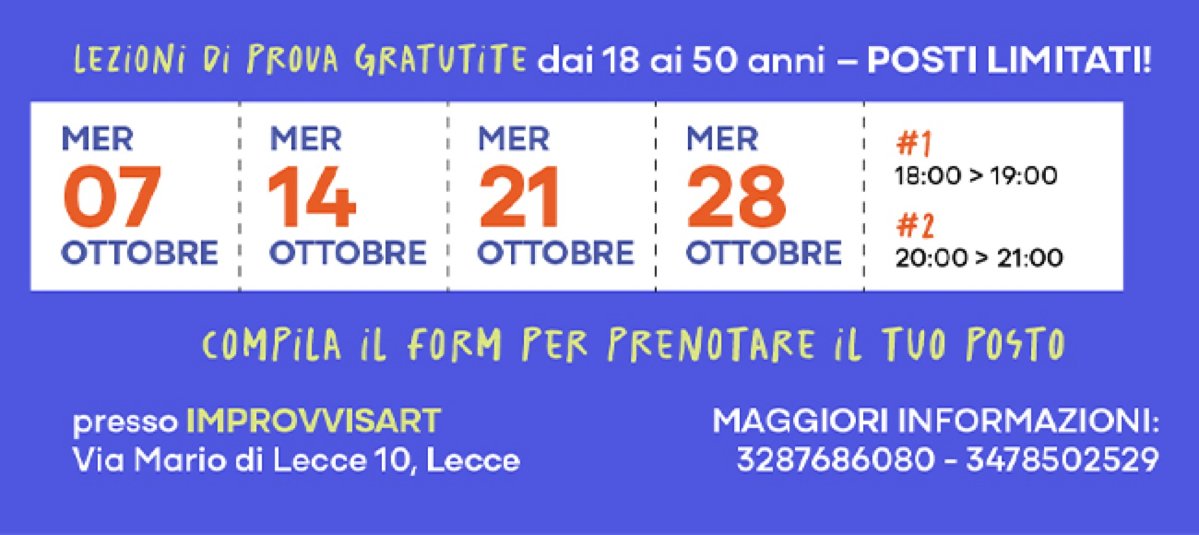 Locandina dell'evento