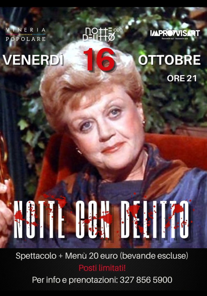 Notte con delitto alla Vineria Popolare
