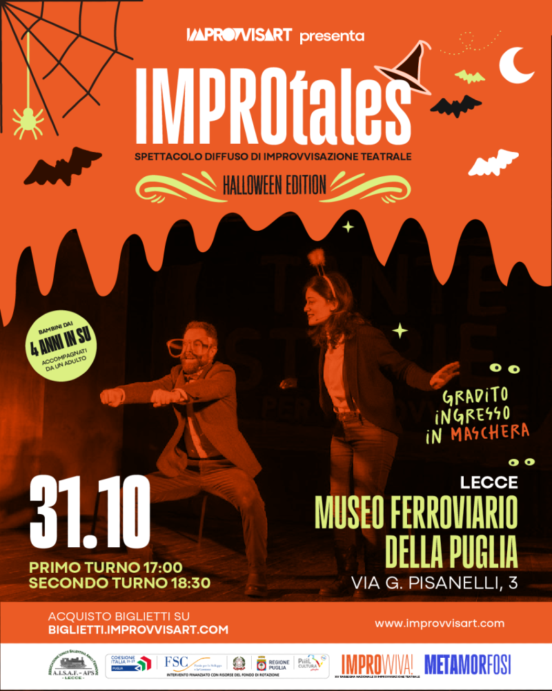 ImproTales – spettacolo diffuso di improvvisazione teatrale Halloween Edition