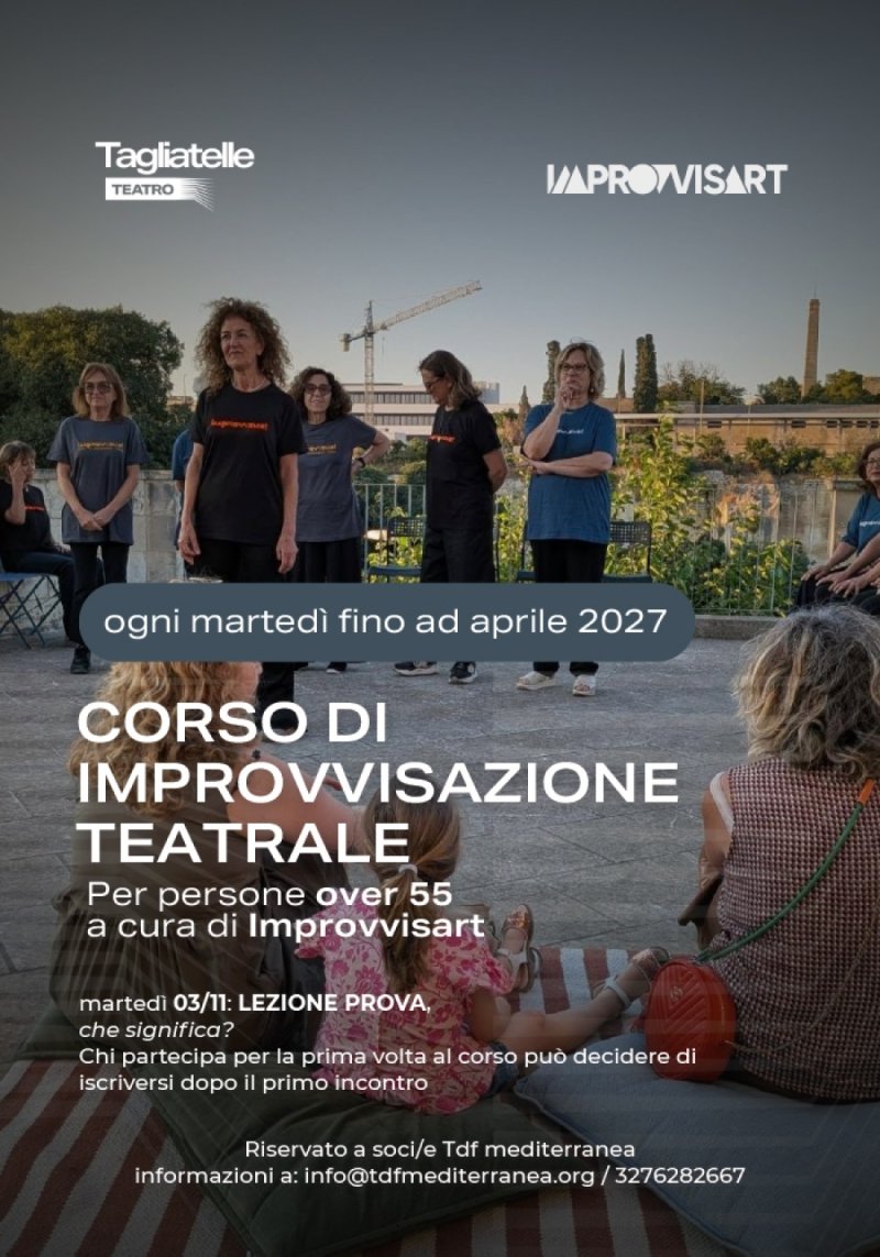 Corso di improvvisazione teatrale dedicato agli over 55 
